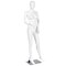 White Female Full-Body Mannequin with Detachable Limbs, Aluminum